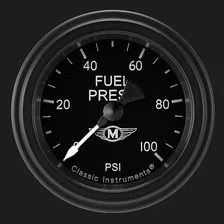 Moal Bomber 2-1/8" Fuel Pressure Gauge (100 PSI) image 1