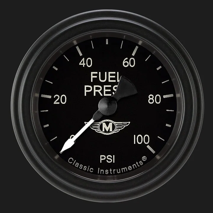 Moal Bomber 2-1/8" Fuel Pressure Gauge (100 PSI)