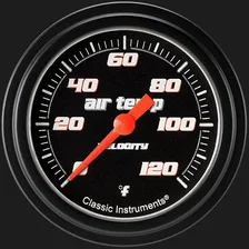 Velocity Black 2-5/8" Outside Air Tempature Gauge image 1