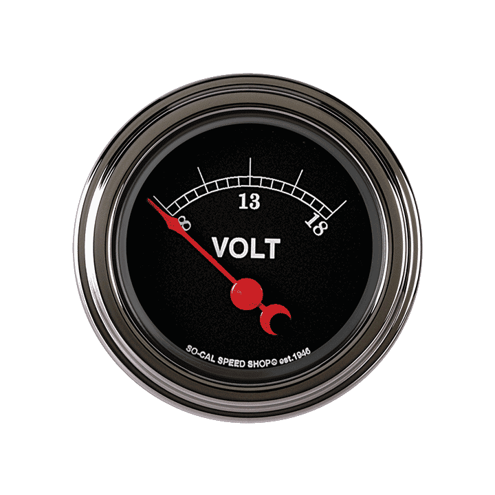 So-Cal Series 2-1/8" Volt Gauge