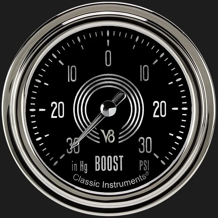V8 Speedster 2-5/8" Boost/Vac Gauge