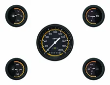 Autocross Yellow Six Gauge Set image 1