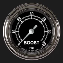 Traditional 2-1/8" Boost Gauge (60 PSI) image 1