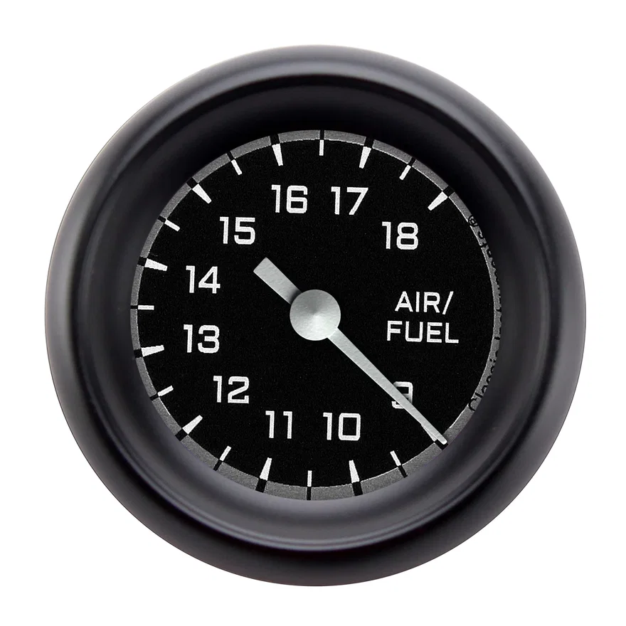Autocross Gray 2-1/8" Air Fuel Ratio Gauge