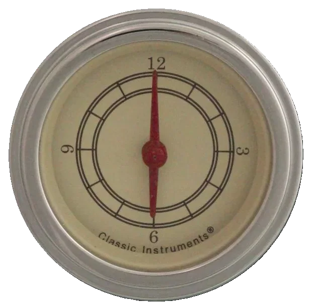 Vintage 2-1/8" Clock W/Reset