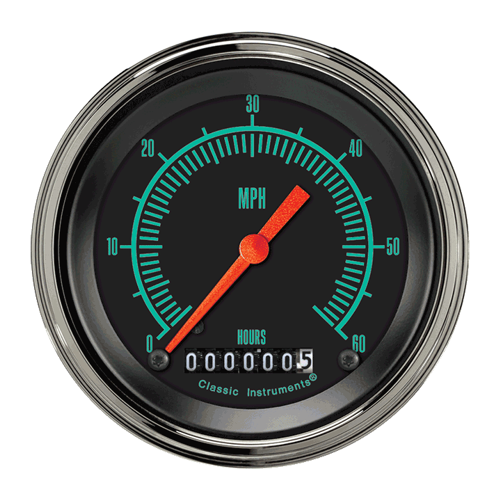 G/Stock 3-3/8" Low Speed Speedometer Gauge