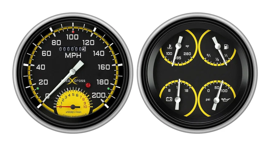 AutoCross Yellow 1951-1952 Chevy Car Package