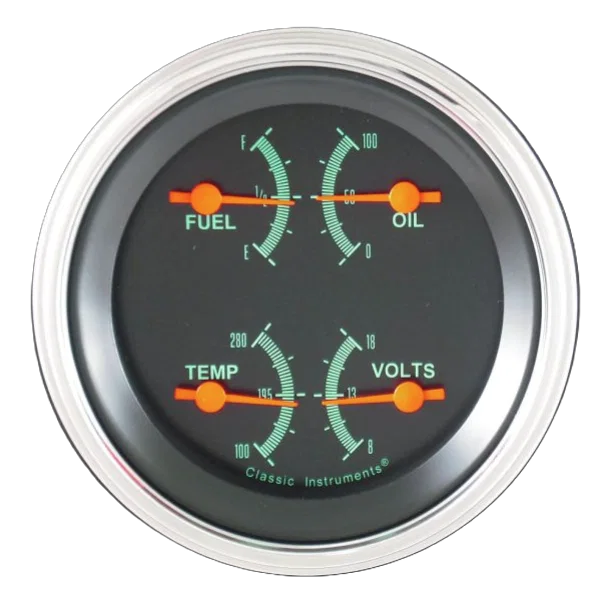 G/Stock Quad Gauge (Fuel 0-90 Ohm)