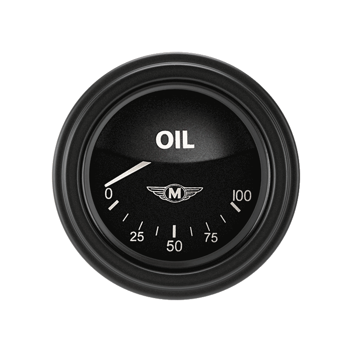 Moal Bomber 2-1/8" Oil Pressure Gauge