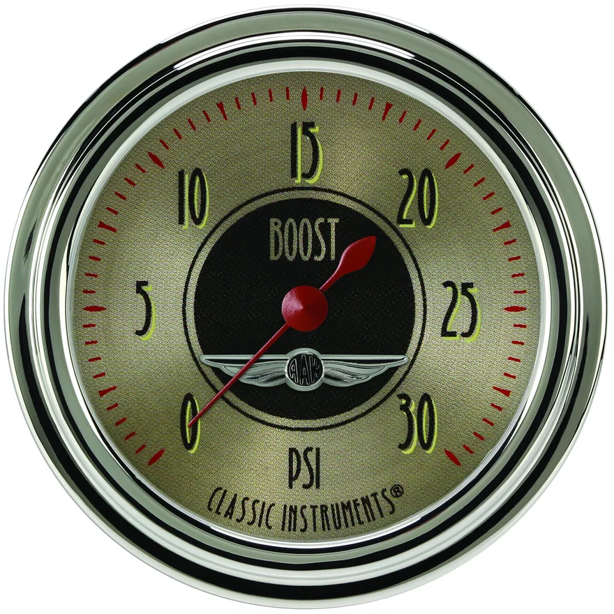 All American Nickel 2-5/8" Boost Gauge (30 PSI)