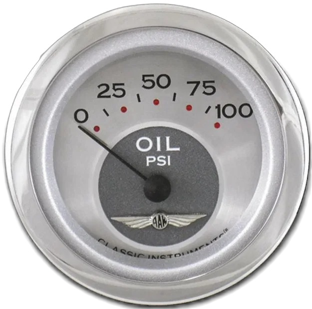 All American 2-1/8" Oil Pressure Gauge