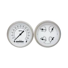 White Two Gauge Set image 1