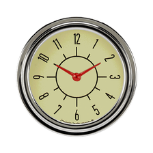 6-Pack Matching Tan 2-5/8" Clock image 1