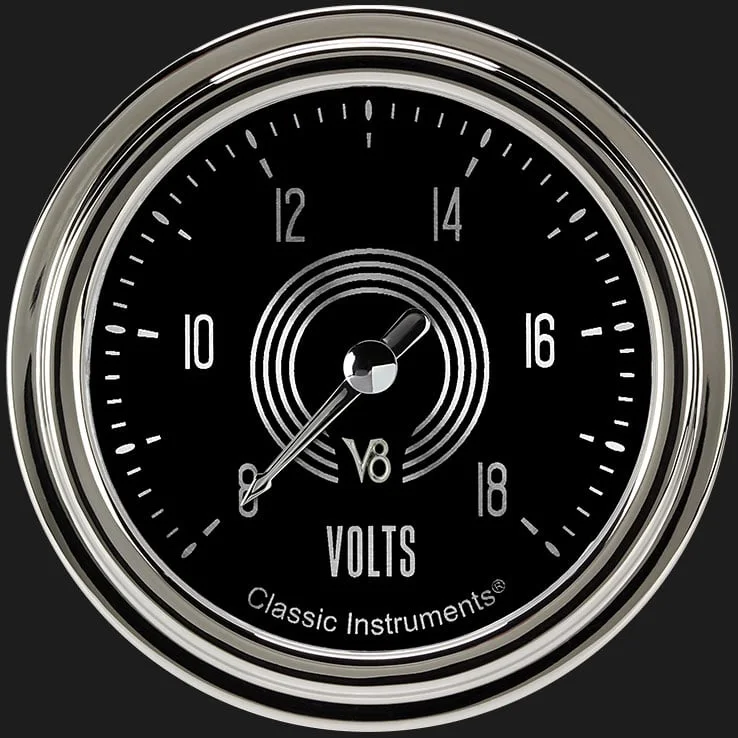 V8 Speedster 2-5/8" Volt Gauge