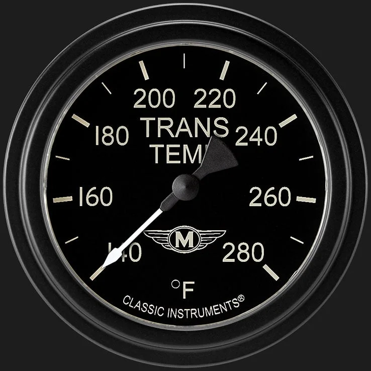 Moal Bomber 2-5/8" Transmission Temperature Gauge