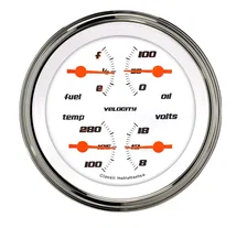 Velocity White 3" Quad (0-30 Ohm) image 1