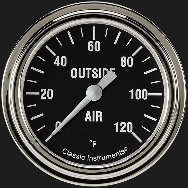 Hot Rod 2-5/8" Outside Air Tempature Gauge