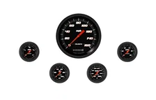 Velocity Black Five Gauge Set image 1