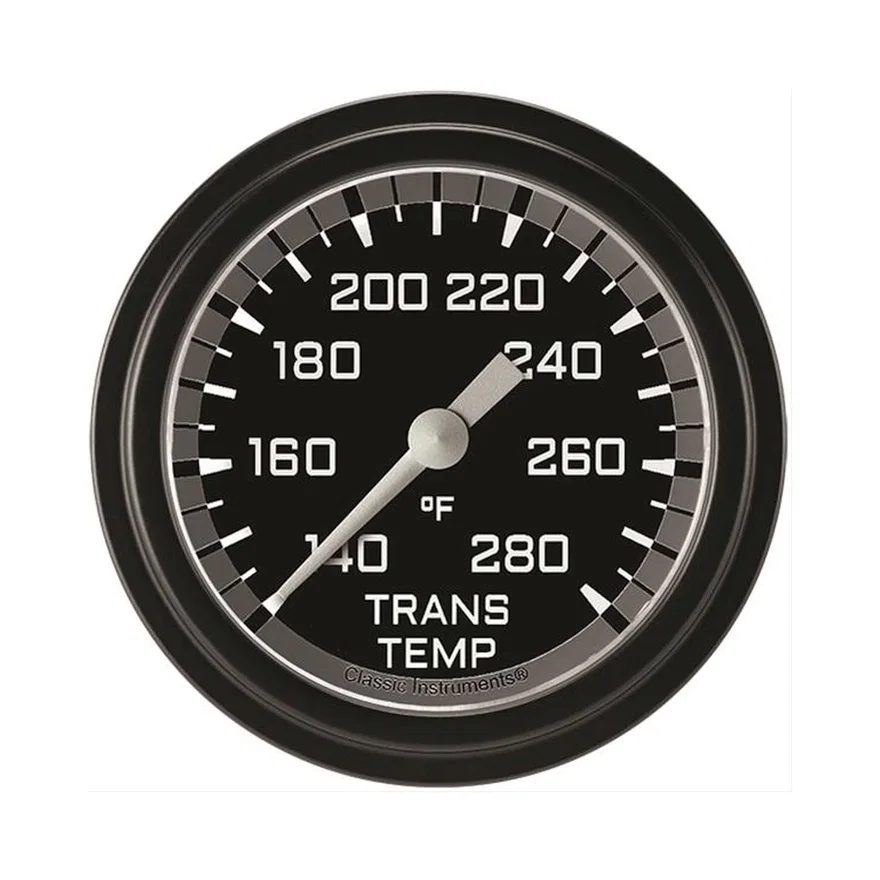 Autocross Gray 2-5/8" Transmission Temperature Gauge