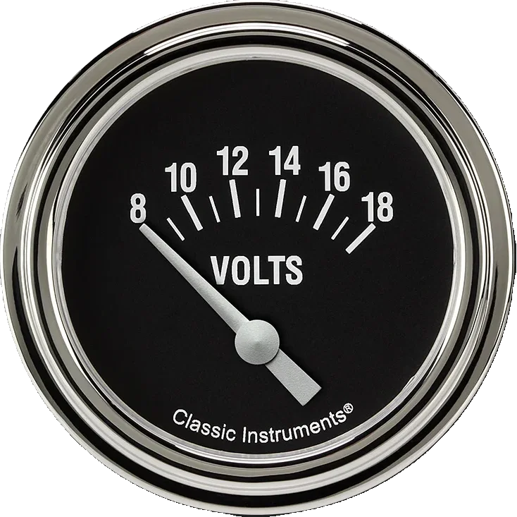Hot Rod 2-5/8" Volt Gauge