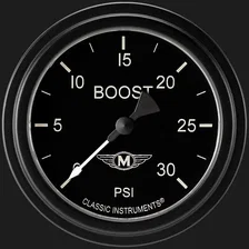 Moal Bomber 2-5/8" Boost Gauge (30 PSI) image 1