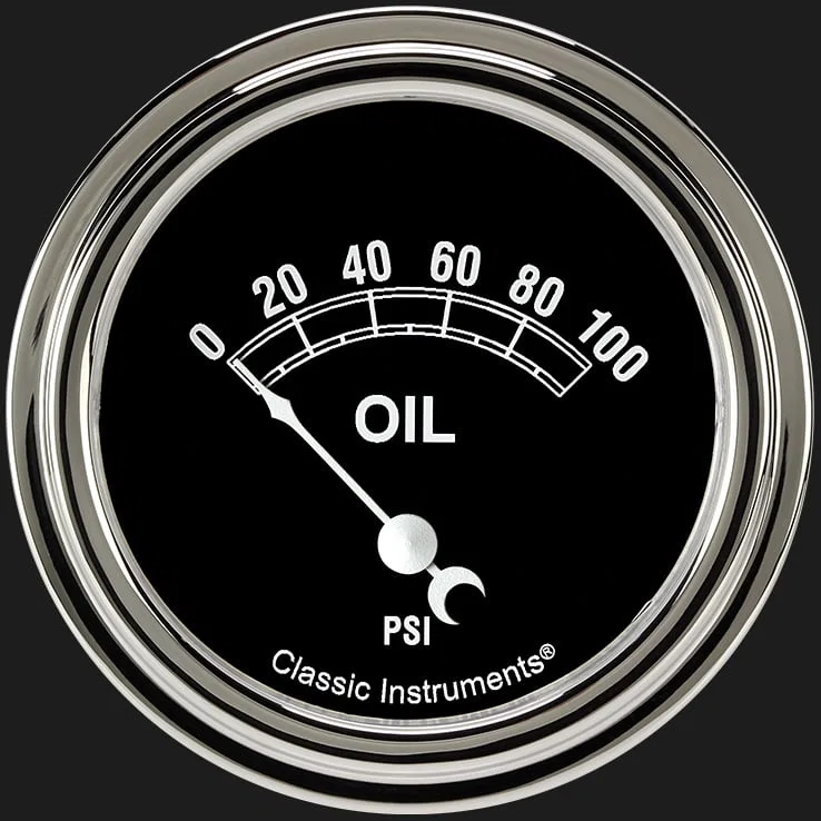 Traditional 2-5/8" Oil Pressure Gauge