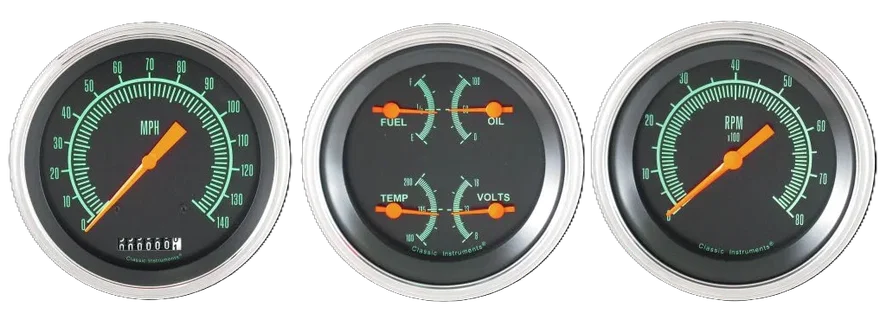 G/Stock 3" Speedo/Quad/Tach-GM