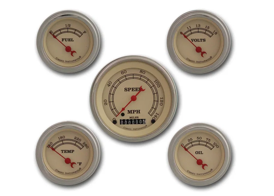 Vintage Series Five Gauge Set