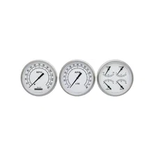 White Three Gauge Set image 1