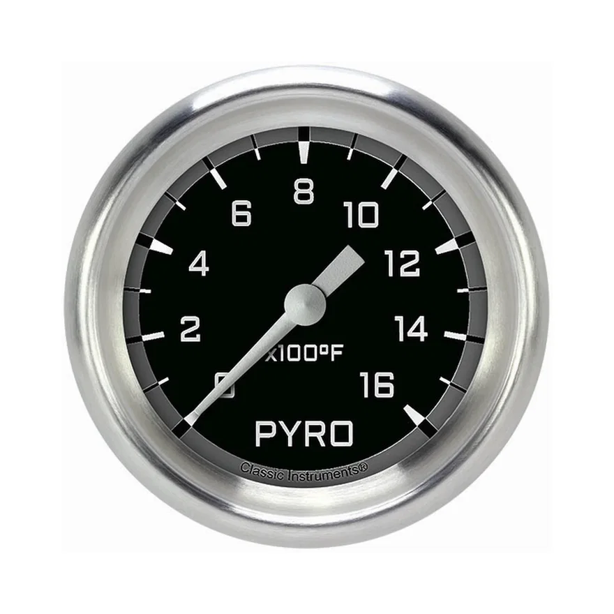 Autocross Gray 2-5/8" Exhaust Gas Tempature Gauge