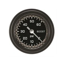 Autocross Gray 2-1/8" Boost Gauge (60 PSI) image 1
