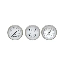 White Hot 3" Speedo/Quad/Tach-GM image 1
