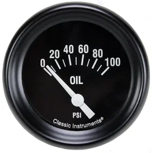 Hot Rod 2-1/8" Oil Pressure Gauge image 1