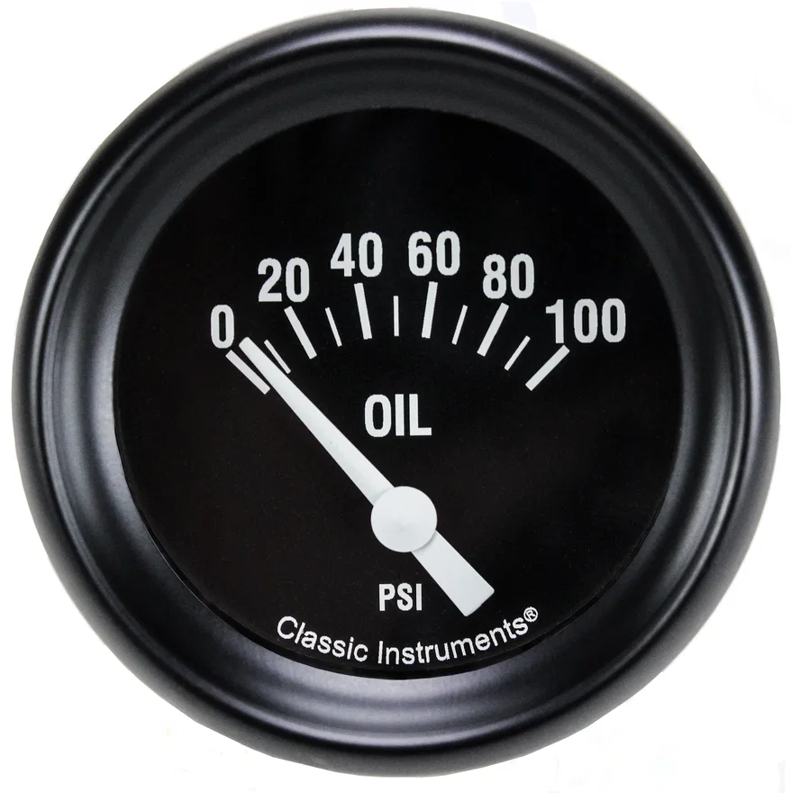 Hot Rod 2-1/8" Oil Pressure Gauge