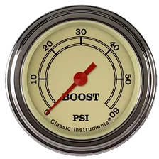 Vintage 2-1/8" Full Sweep Boost (0-60 PSI) image 1