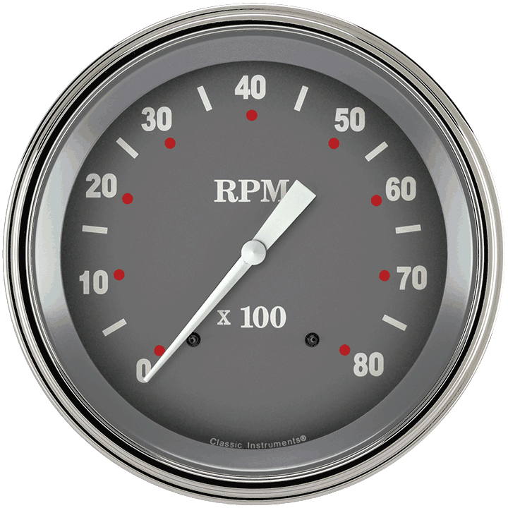 SG Series 5" Tachometer Gauge (8000 RPM)