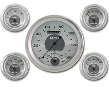 All American 5" Speedo/Tach w/ 2-1/8" Fuel/Volt/Temp/Oil GM image 1