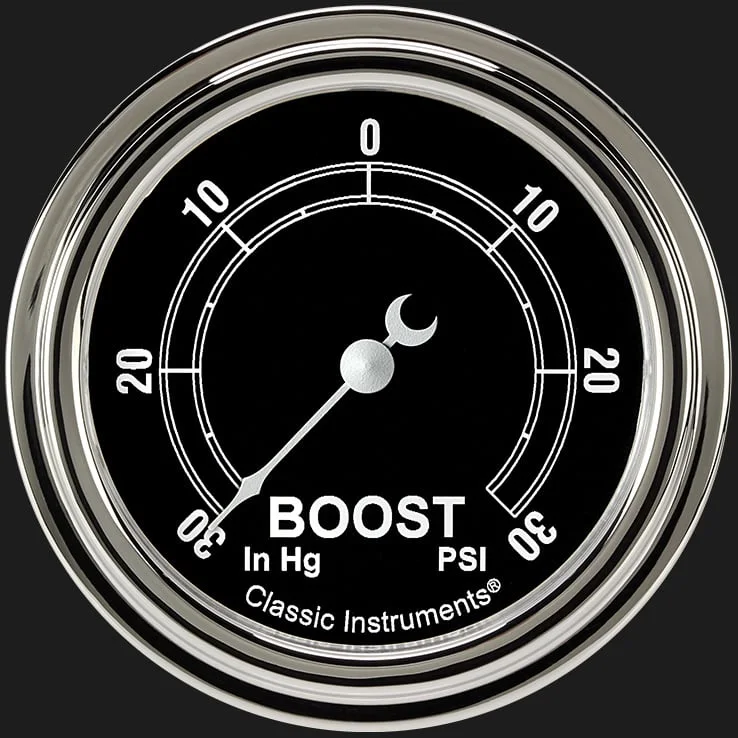 Traditional 2-5/8" Boost/Vac Gauge