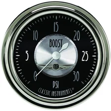 All American Tradition 2-5/8" Boost Gauge (30 PSI) image 1