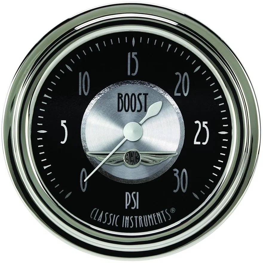 All American Tradition 2-5/8" Boost Gauge (30 PSI)