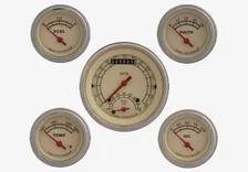 Vintage 3" Ultimate With 2-1/8" Fuel/Temp/Volt/Oil GM image 1