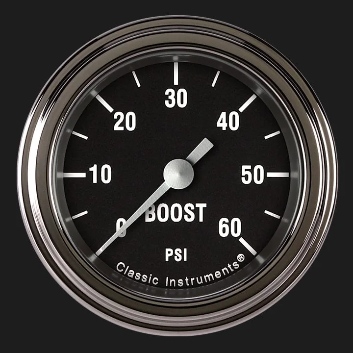 Hot Rod 2-1/8" Boost Gauge (60 PSI)