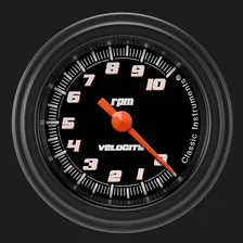 Velocity Black 2-1/8" Tachometer Gauge image 1