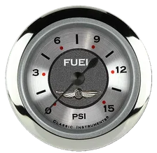 All American 2-1/8" Fuel Pressure Gauge (15 PSI) image 1