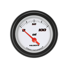 Velocity White 2-1/8" Oil Pressure image 1