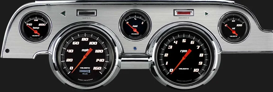 Velocity Black 1967-68 Mustang