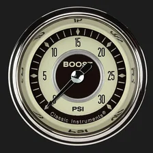 Nostalgia VT 2-1/8" Boost Gauge (30 PSI) image 1