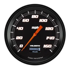 Velocity Black 4-5/8" Speedometer Gauge w/ Info Screen image 1
