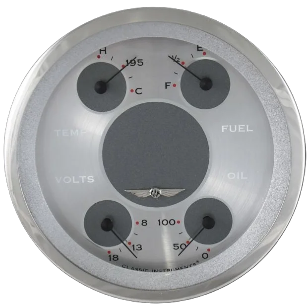 All American 3-3/8" Quad Gauge
