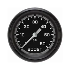 Autocross Gray 2-5/8" Boost Gauge (60 PSI) image 1